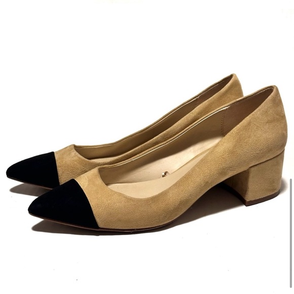 ZARA Colorblock Mid-heel Pointed Pumps - Picture 5 of 6
